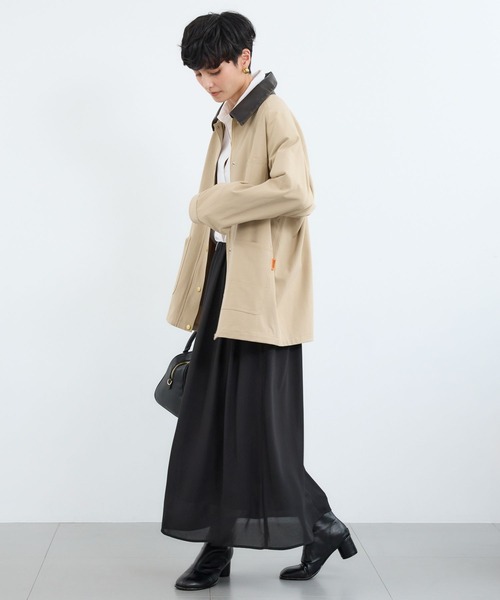 UNIVERSAL OVERALL(ユニバーサルオーバーオール)の「BARNYARDSTORM / UNIVERSAL OVERALL 別注 / カバーオール(カバーオール・レディース・ブラウン/ベージュ・FREE)」の10枚目の写真