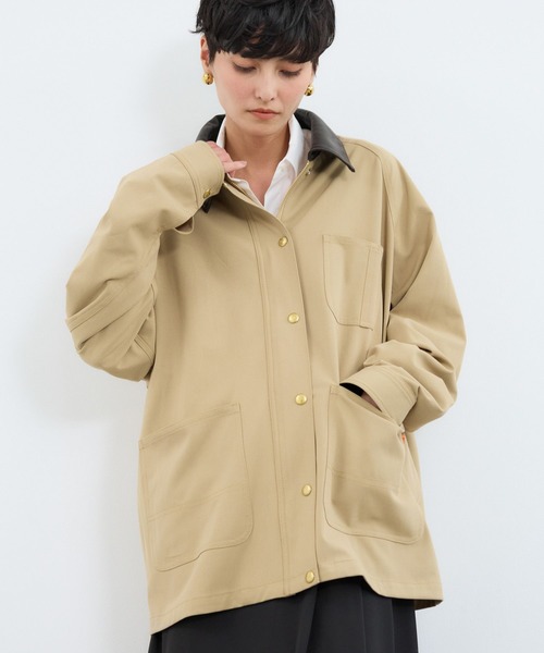 UNIVERSAL OVERALL(ユニバーサルオーバーオール)の「BARNYARDSTORM / UNIVERSAL OVERALL 別注 / カバーオール(カバーオール・レディース・ブラウン/ベージュ・FREE)」の9枚目の写真