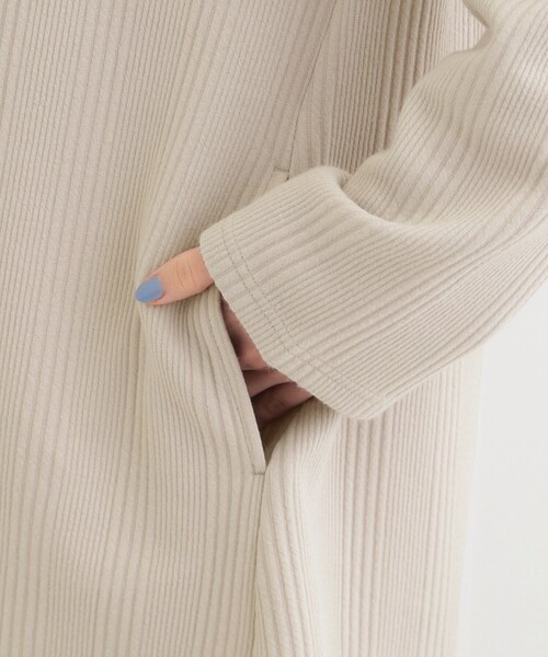 SHOO・LA・RUE（シューラルー）の「【S-LL】体型をカバーしながらスマートに魅せる。ストライプジャカード コーディガン（その他アウター・レディース・グレー/ネイビー/ナチュラル・04/03/02/01）」の15枚目の写真