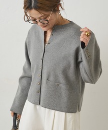 PUAL CE CIN（ピュアルセシン）の「ミラノリブニットカーディガン（カーディガン/ボレロ）」