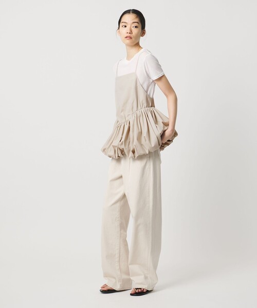 AEWEN MATOPH（イウエン マトフ）の「＜AEWEN MATOPH＞バルーンキャミソールブラウス ‐ ウォッシャブル ‐（シャツ/ブラウス・レディース・ブラック/ベージュ・FREE）」の3枚目の写真