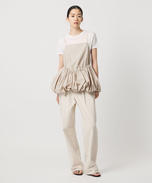 AEWEN MATOPH（イウエン マトフ）の「＜AEWEN MATOPH＞バルーンキャミソールブラウス ‐ ウォッシャブル ‐（シャツ/ブラウス・レディース・ブラック/ベージュ・FREE）」の4枚目の写真