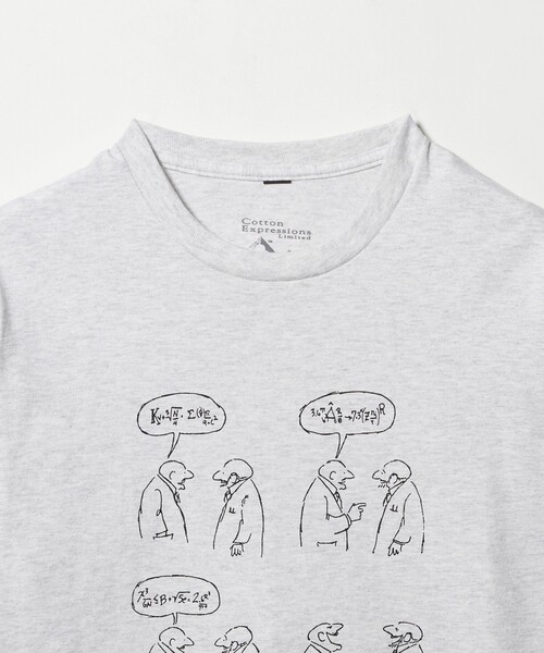 Steven Alan(スティーブンアラン)の「<Cotton Expressions Limited × Steven Alan> S.H MATH TALK LS/Tシャツ(Tシャツ/カットソー・メンズ・ライトグレー・M/L/XL)」の3枚目の写真