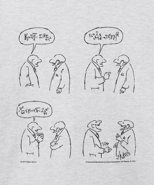 Steven Alan(スティーブンアラン)の「<Cotton Expressions Limited × Steven Alan> S.H MATH TALK LS/Tシャツ(Tシャツ/カットソー・メンズ・ライトグレー・M/L/XL)」の5枚目の写真