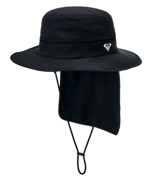 ROXY(ロキシー)の「ROXY ウィメンズ WR UV WATER BEACH HAT サーフハット 【2026年春夏モデル】/ロキシー撥水UVCUT帽子(ハット・レディース・ブラック/ベージュ/グレー/グリーン・FREE)」の2枚目の写真