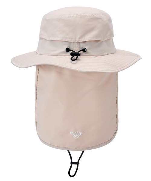 ROXY(ロキシー)の「ROXY ウィメンズ WR UV WATER BEACH HAT サーフハット 【2026年春夏モデル】/ロキシー撥水UVCUT帽子(ハット・レディース・ブラック/ベージュ/グレー/グリーン・FREE)」の11枚目の写真
