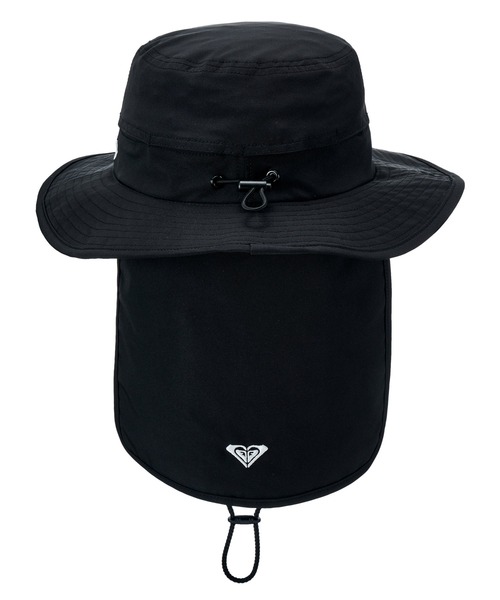 ROXY(ロキシー)の「ROXY ウィメンズ WR UV WATER BEACH HAT サーフハット 【2026年春夏モデル】/ロキシー撥水UVCUT帽子(ハット・レディース・ブラック/ベージュ/グレー/グリーン・FREE)」の5枚目の写真