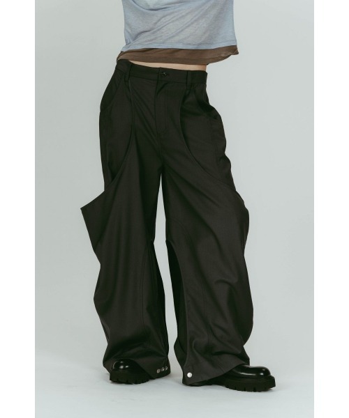 Knuth Marf（クヌースマーフ）の「high-boot detail pants(unisex)（その他パンツ・レディース・ブラウン/グレー/ブラック・X-SMALL/SMALL/MEDIUM）」の14枚目の写真