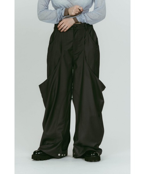 Knuth Marf（クヌースマーフ）の「high-boot detail pants(unisex)（その他パンツ・レディース・ブラウン/グレー/ブラック・X-SMALL/SMALL/MEDIUM）」の15枚目の写真