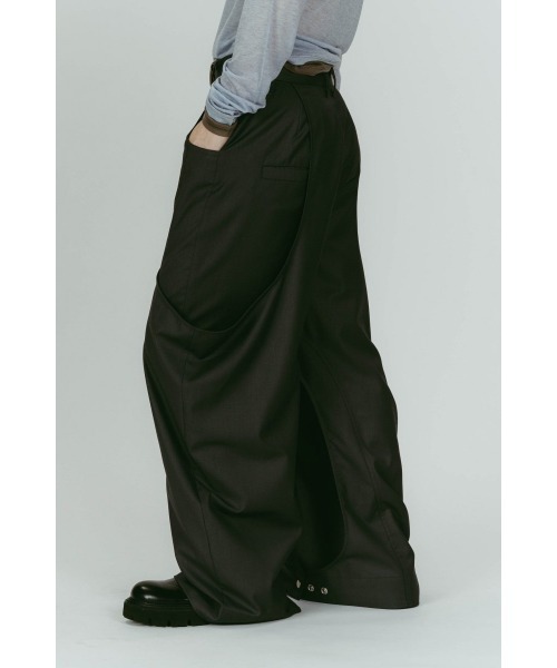 Knuth Marf（クヌースマーフ）の「high-boot detail pants(unisex)（その他パンツ・レディース・ブラウン/グレー/ブラック・X-SMALL/SMALL/MEDIUM）」の16枚目の写真