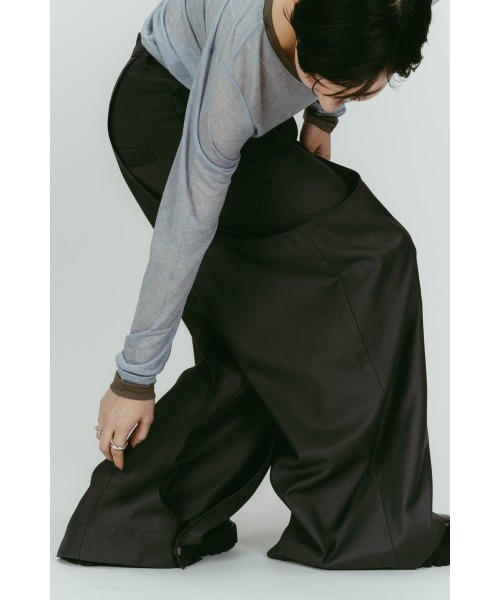 Knuth Marf（クヌースマーフ）の「high-boot detail pants(unisex)（その他パンツ・レディース・ブラウン/グレー/ブラック・X-SMALL/SMALL/MEDIUM）」の20枚目の写真