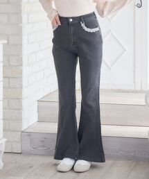 ems excite（エムズエキサイト）の「ポケットレースデニムPT（デニムパンツ）」