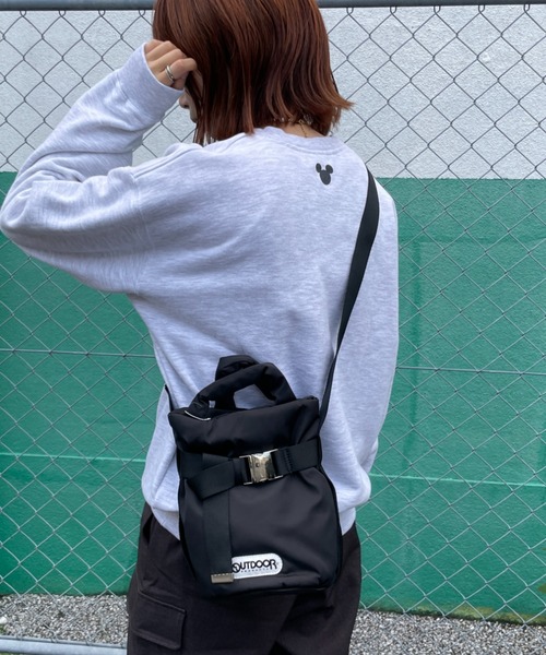 OUTDOOR PRODUCTS（アウトドアプロダクツ）の「[OUTDOOR PRODUCTS/アウトドアプロダクツ] OUTDOOR 2WAY ベルト トートバッグ（ショルダーバッグ・レディース・ブラック/ブラウン・F）」の14枚目の写真