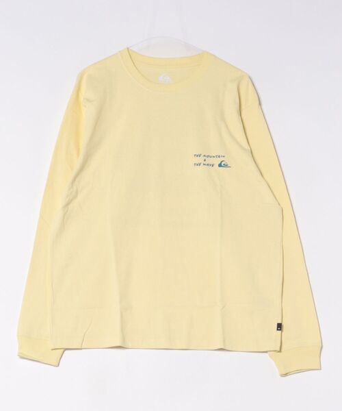 Quiksilver(クイックシルバー)の「QUIKSILVER メンズ/ユニセックス NEW HD LT 長袖Tシャツ ロンT USコットン レギュラーフィット 【2026年春夏モデル】/クイックシルバーバックプリント長袖ロンT(Tシャツ/カットソー・メンズ・ブラック/ホワイト/イエロー/ピンク・MEDIUM/LARGE/X-LARGE)」の3枚目の写真