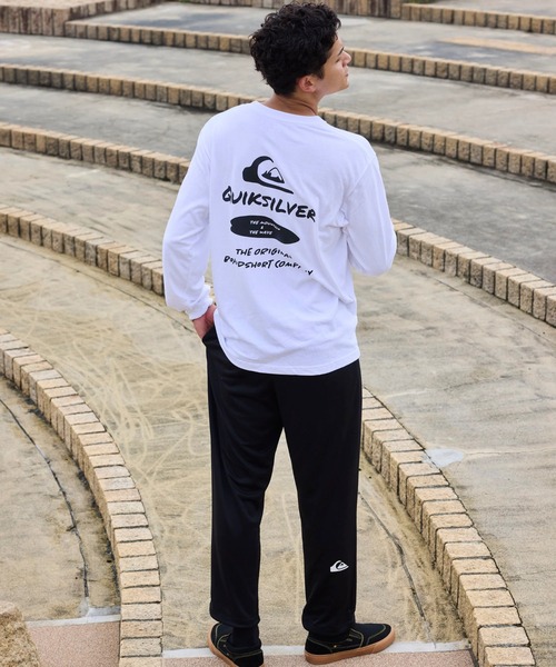 Quiksilver(クイックシルバー)の「QUIKSILVER メンズ/ユニセックス NEW HD LT 長袖Tシャツ ロンT USコットン レギュラーフィット 【2026年春夏モデル】/クイックシルバーバックプリント長袖ロンT(Tシャツ/カットソー・メンズ・ブラック/ホワイト/イエロー/ピンク・MEDIUM/LARGE/X-LARGE)」の7枚目の写真