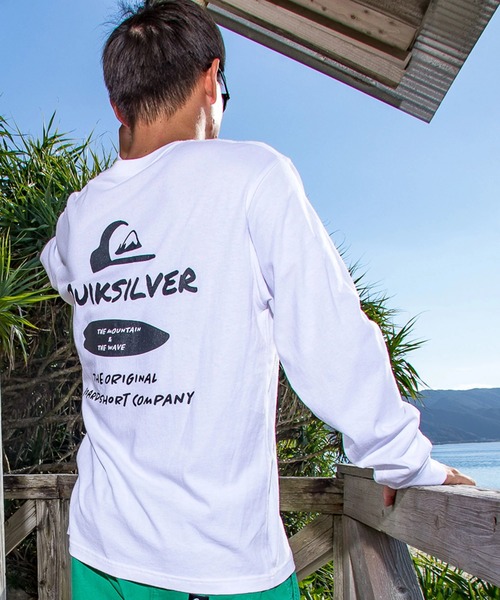 Quiksilver(クイックシルバー)の「QUIKSILVER メンズ/ユニセックス NEW HD LT 長袖Tシャツ ロンT USコットン レギュラーフィット 【2026年春夏モデル】/クイックシルバーバックプリント長袖ロンT(Tシャツ/カットソー・メンズ・ブラック/ホワイト/イエロー/ピンク・MEDIUM/LARGE/X-LARGE)」の10枚目の写真