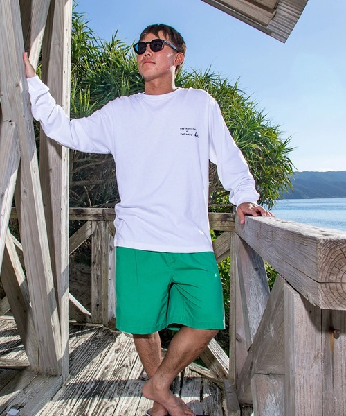 Quiksilver(クイックシルバー)の「QUIKSILVER メンズ/ユニセックス NEW HD LT 長袖Tシャツ ロンT USコットン レギュラーフィット 【2026年春夏モデル】/クイックシルバーバックプリント長袖ロンT(Tシャツ/カットソー・メンズ・ブラック/ホワイト/イエロー/ピンク・MEDIUM/LARGE/X-LARGE)」の12枚目の写真
