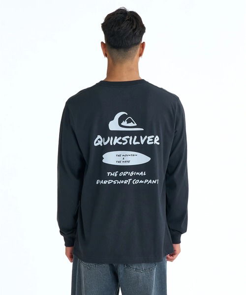 Quiksilver(クイックシルバー)の「QUIKSILVER メンズ/ユニセックス NEW HD LT 長袖Tシャツ ロンT USコットン レギュラーフィット 【2026年春夏モデル】/クイックシルバーバックプリント長袖ロンT(Tシャツ/カットソー・メンズ・ブラック/ホワイト/イエロー/ピンク・MEDIUM/LARGE/X-LARGE)」の15枚目の写真