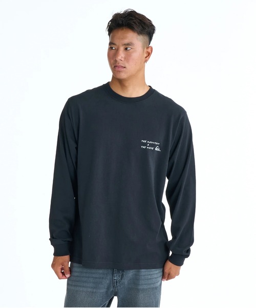 Quiksilver(クイックシルバー)の「QUIKSILVER メンズ/ユニセックス NEW HD LT 長袖Tシャツ ロンT USコットン レギュラーフィット 【2026年春夏モデル】/クイックシルバーバックプリント長袖ロンT(Tシャツ/カットソー・メンズ・ブラック/ホワイト/イエロー/ピンク・MEDIUM/LARGE/X-LARGE)」の16枚目の写真