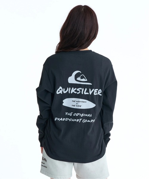 Quiksilver(クイックシルバー)の「QUIKSILVER メンズ/ユニセックス NEW HD LT 長袖Tシャツ ロンT USコットン レギュラーフィット 【2026年春夏モデル】/クイックシルバーバックプリント長袖ロンT(Tシャツ/カットソー・メンズ・ブラック/ホワイト/イエロー/ピンク・MEDIUM/LARGE/X-LARGE)」の17枚目の写真