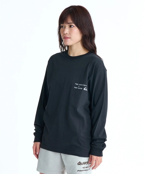 Quiksilver(クイックシルバー)の「QUIKSILVER メンズ/ユニセックス NEW HD LT 長袖Tシャツ ロンT USコットン レギュラーフィット 【2026年春夏モデル】/クイックシルバーバックプリント長袖ロンT(Tシャツ/カットソー・メンズ・ブラック/ホワイト/イエロー/ピンク・MEDIUM/LARGE/X-LARGE)」の19枚目の写真