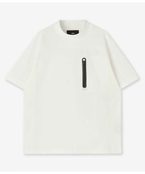 junhashimoto（ジュンハシモト）の「TECH MOCK NECK T（Tシャツ/カットソー・メンズ・ブラック/ホワイト/ネイビー・3/5/4）」の2枚目の写真
