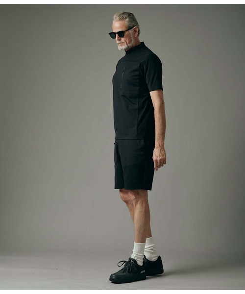 junhashimoto（ジュンハシモト）の「TECH MOCK NECK T（Tシャツ/カットソー・メンズ・ブラック/ホワイト/ネイビー・3/5/4）」の17枚目の写真