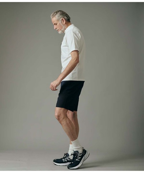 junhashimoto（ジュンハシモト）の「TECH MOCK NECK T（Tシャツ/カットソー・メンズ・ブラック/ホワイト/ネイビー・3/5/4）」の19枚目の写真