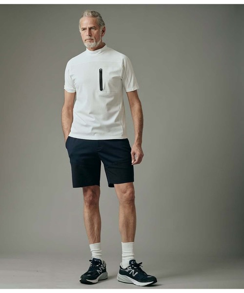 junhashimoto（ジュンハシモト）の「TECH MOCK NECK T（Tシャツ/カットソー・メンズ・ブラック/ホワイト/ネイビー・3/5/4）」の20枚目の写真