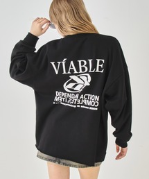 ANAP（アナップ）の「ロゴプリントカットオフミニ裏毛トップス（その他トップス）」