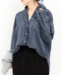 MICO COULIER | シアーデニムシャツ(シャツ/ブラウス)