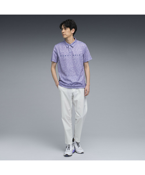 PUMA（プーマ）の「PUMA プーマ メンズ ゴルフ PB ボタニカル 半袖 ポロシャツ（ポロシャツ・メンズ・グリーン系その他/ブラック/パープル系その他3・MEDIUM/LARGE/SMALL/XX-LARGE/X-LARGE）」の14枚目の写真
