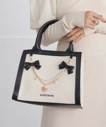 【500mlペットボトル対応】トートバッグ ショルダーバッグ 2WAY マキアート