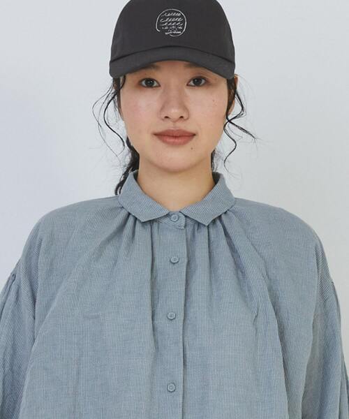 conges payes ADIEU TRISTESSE（コンジェ ペイエ アデュートリステス）の「コットンリネンギャザーシャツ（シャツ/ブラウス・レディース・ベージュ/イエロー/ミント・38）」の5枚目の写真