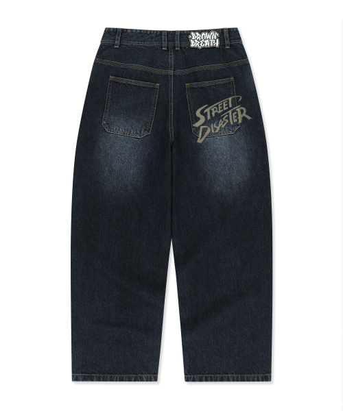 BROWNBREATH（ブラウンブレス）の「STREET DISASTER DENIM PANTS - BLUE（デニムパンツ・レディース・その他・SMALL/MEDIUM/LARGE/X-LARGE）」の2枚目の写真