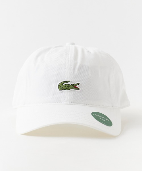 LACOSTE(ラコステ)の「LACOSTE/ラコステ カーブバイザー 刺繍ワッペン コットン6パネルキャップ 2026年春夏(キャップ・キッズ・ホワイト/ネイビー・FREE)」の19枚目の写真