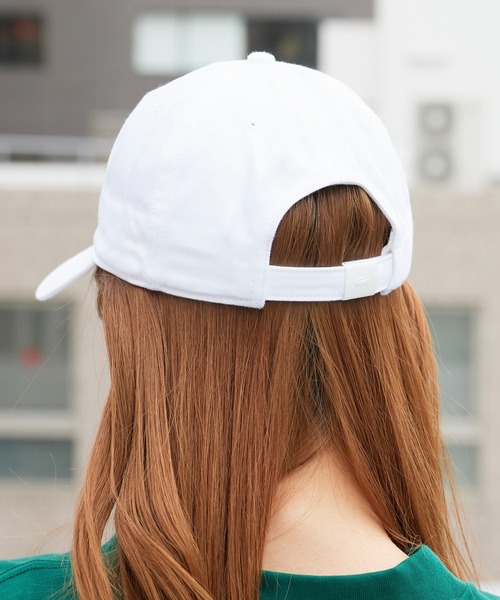 LACOSTE(ラコステ)の「LACOSTE/ラコステ カーブバイザー 刺繍ワッペン コットン6パネルキャップ 2026年春夏(キャップ・キッズ・ホワイト/ネイビー・FREE)」の22枚目の写真