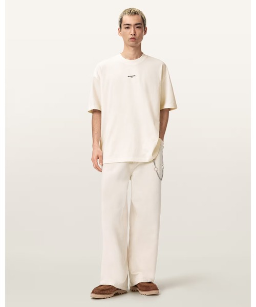 ALLSAINTS(オールセインツ)の「MIKRO OVERSIZED T-SHIRT | MIKRO オーバーサイズ Tシャツ(Tシャツ/カットソー・メンズ・ホワイト系その他・XL/L/M/S/XS)」の6枚目の写真