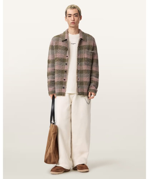 ALLSAINTS(オールセインツ)の「MIKRO OVERSIZED T-SHIRT | MIKRO オーバーサイズ Tシャツ(Tシャツ/カットソー・メンズ・ホワイト系その他・XL/L/M/S/XS)」の7枚目の写真