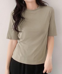 【豊富な11カラー展開】クルーネック半袖Tシャツ 無地