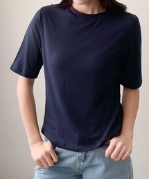 【豊富な11カラー展開】クルーネック半袖Tシャツ 無地
