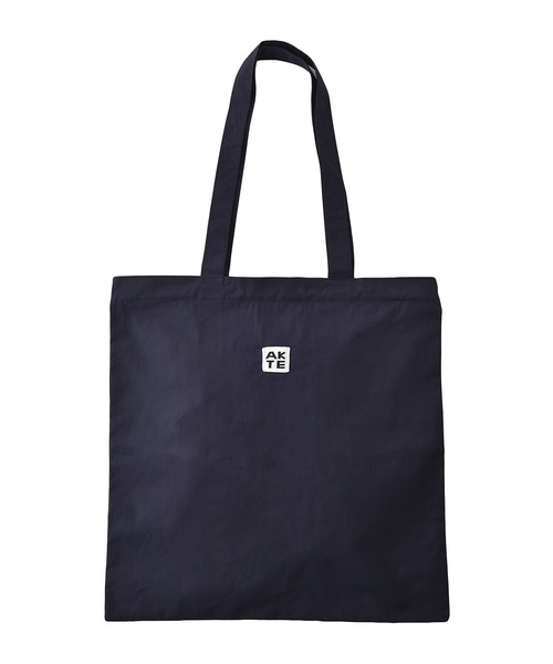 AKTE（アクテ）の「ファスナーロゴトートBAG（トートバッグ・レディース・ネイビー/アイボリー/サックスブルー・FREE）」の7枚目の写真