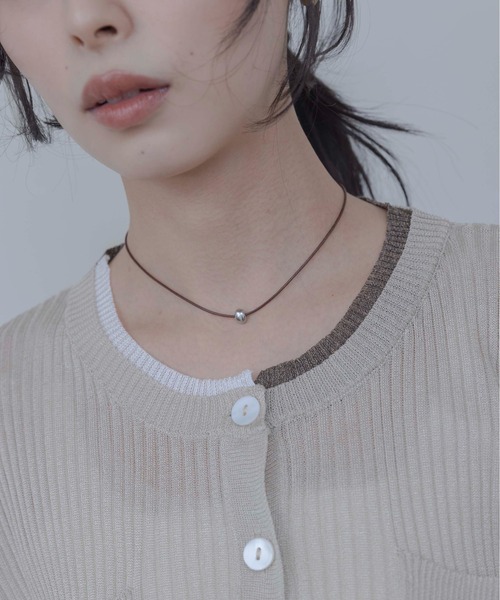 Eimee Law(エイミーロウ)の「レイヤードライクハーフスリーブカーディガン(カーディガン/ボレロ・レディース・ベージュ/ブラック/グレー・FREE)」の21枚目の写真