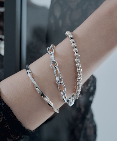 HARE（ハレ）の「2Pデザインチェーンブレス(HARE)（ブレスレット・レディース・ホワイト/シルバー・FREE）」の11枚目の写真