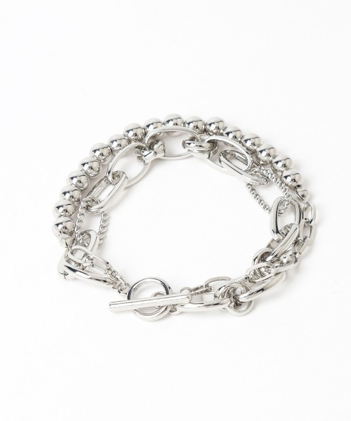 HARE（ハレ）の「2Pデザインチェーンブレス(HARE)（ブレスレット・レディース・ホワイト/シルバー・FREE）」の20枚目の写真