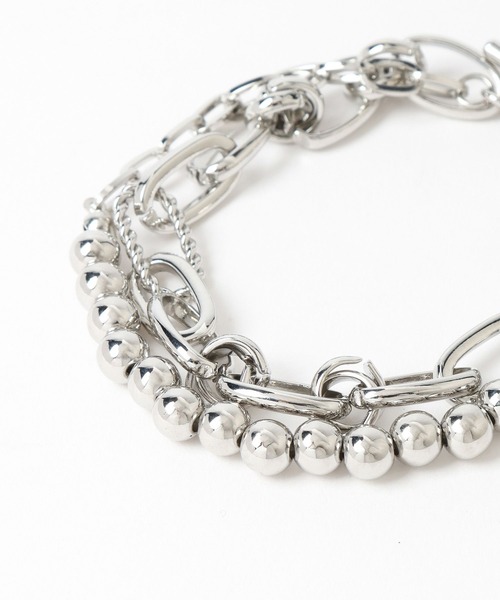 HARE（ハレ）の「2Pデザインチェーンブレス(HARE)（ブレスレット・レディース・ホワイト/シルバー・FREE）」の21枚目の写真