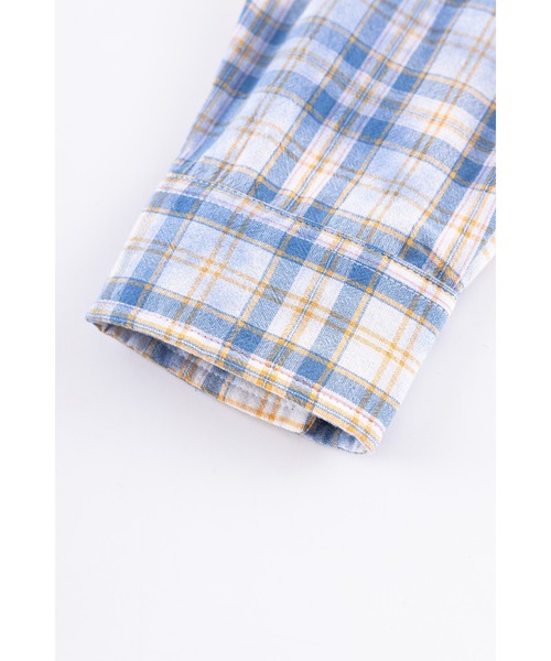 SUPPLIER(サプライヤー)の「チェックシャツ|Rhinestone Cross Check Shirt|SUPPLIER(シャツ/ブラウス・メンズ・ブルー/ピンク・SMALL/MEDIUM/LARGE/X-LARGE)」の11枚目の写真