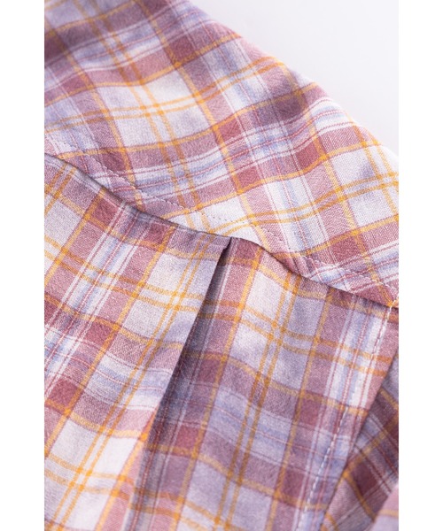 SUPPLIER(サプライヤー)の「チェックシャツ|Rhinestone Cross Check Shirt|SUPPLIER(シャツ/ブラウス・メンズ・ブルー/ピンク・SMALL/MEDIUM/LARGE/X-LARGE)」の18枚目の写真