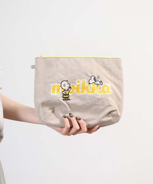 SNOOPY(スヌーピー)の「SNOOPY スヌーピー トラベルポーチ 小物入れ 大容量(トラベルグッズ・レディース・ブラック/グリーン/ベージュ・FREE)」の16枚目の写真