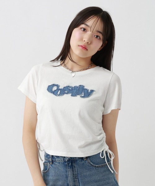 repipi armario(レピピ アルマリオ)の「ワッペンシャーリングTシャツ【綿100%】(Tシャツ/カットソー・キッズ・ブラック/イエロー/ピンク/オフホワイト/その他7/ブラック系その他/ホワイト・SMALL/MEDIUM/LARGE)」の12枚目の写真
